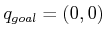 $ q_{goal} = (0,0)$