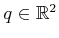 $ q \in {\mathbb{R}}^2$