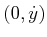 $ (0,{\dot y})$